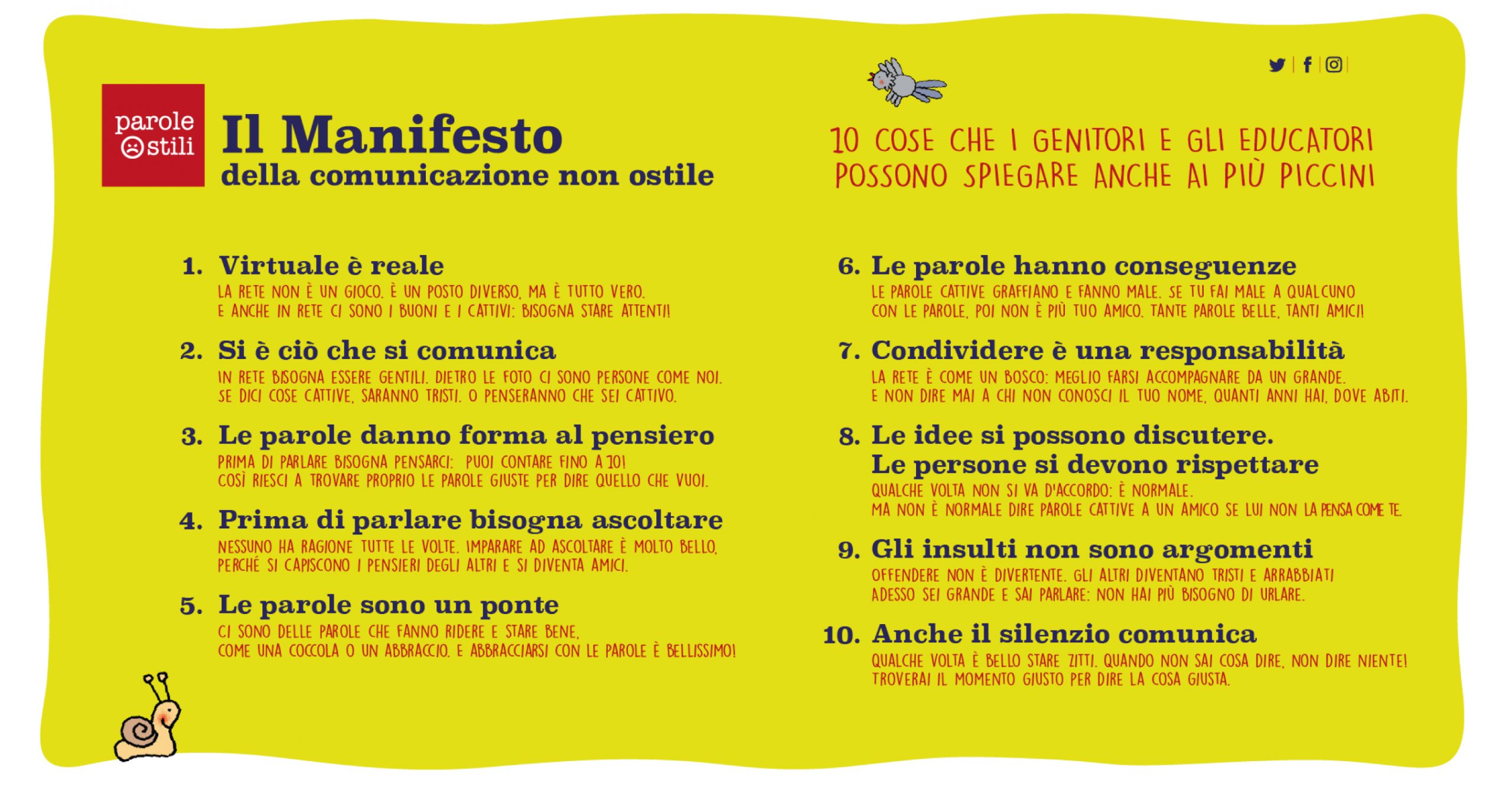 il manifesto della comunicazione non ostile